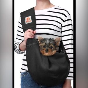 Black Pet Carrier Sling
